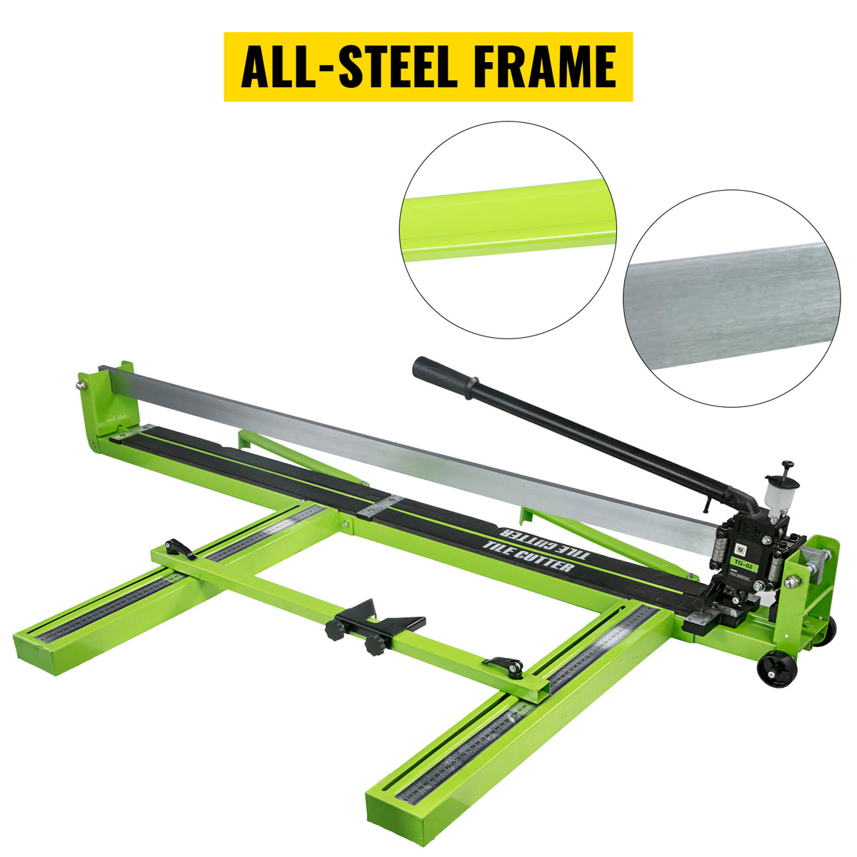 Manual Tile Cutter with Laser Guide, 31.5 to 47 Inch