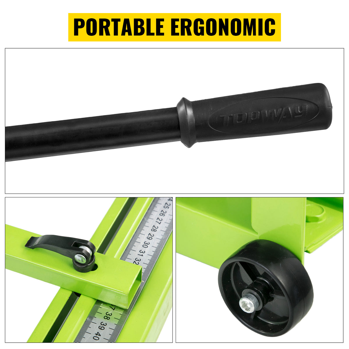 Manual Tile Cutter with Laser Guide, 31.5 to 47 Inch